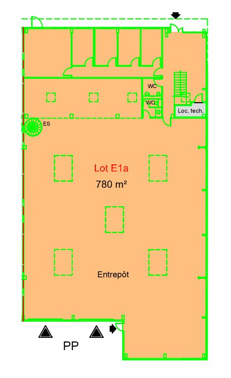 local d'activités de 990m², Noisy-le-Sec (Seine-Saint-Denis)