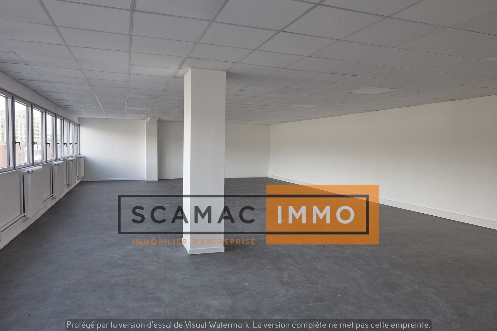 bureau de 418m², Saint-Ouen (Seine-Saint-Denis)