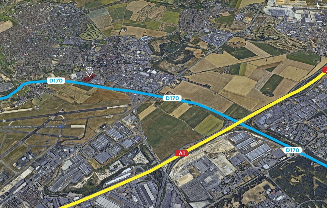 local d'activités de 1&nbsp;247m², Gonesse (Val-d'Oise)