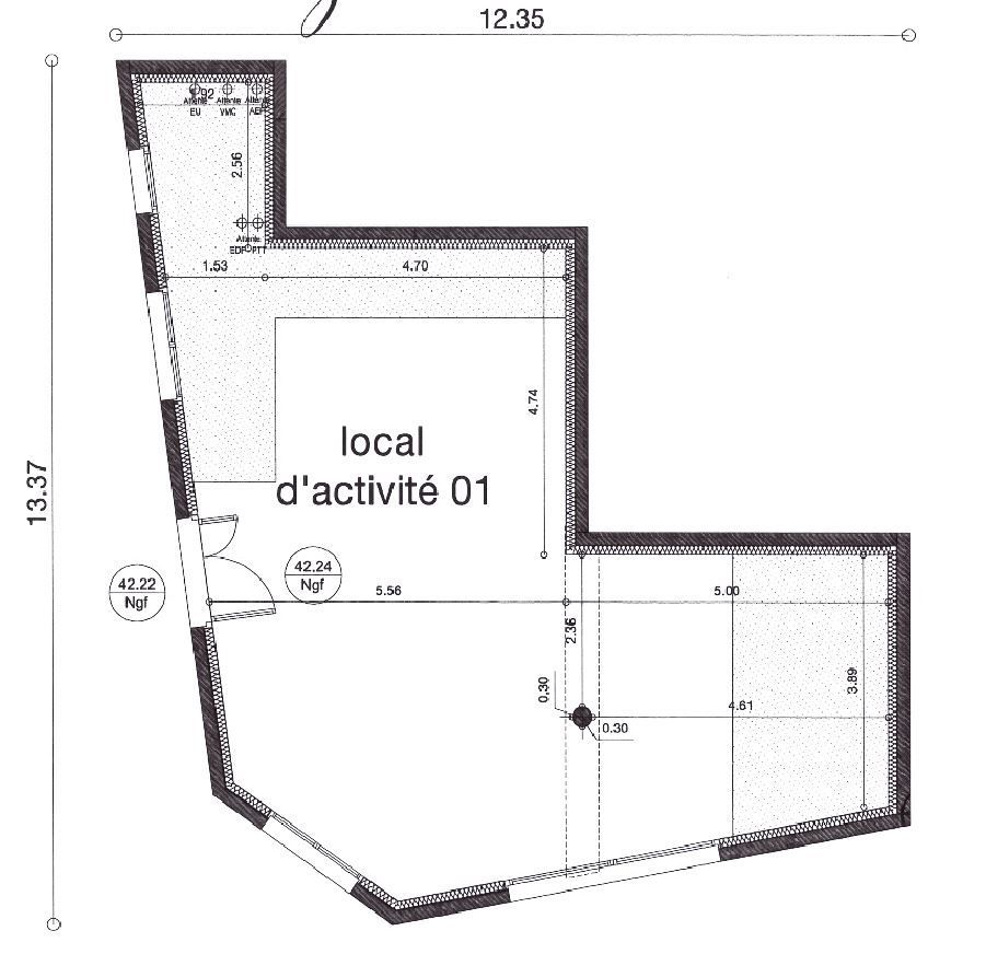 local commercial de 84m², Lagny-sur-Marne (Seine-et-Marne)