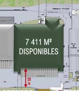 entrepôt de 7 411m², Émerainville (Seine-et-Marne)