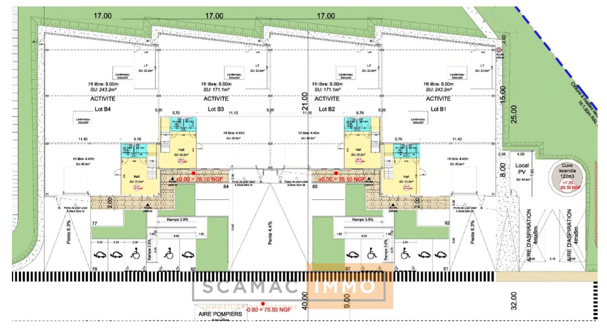 local d'activités de 445m², Cavaillon (Vaucluse)