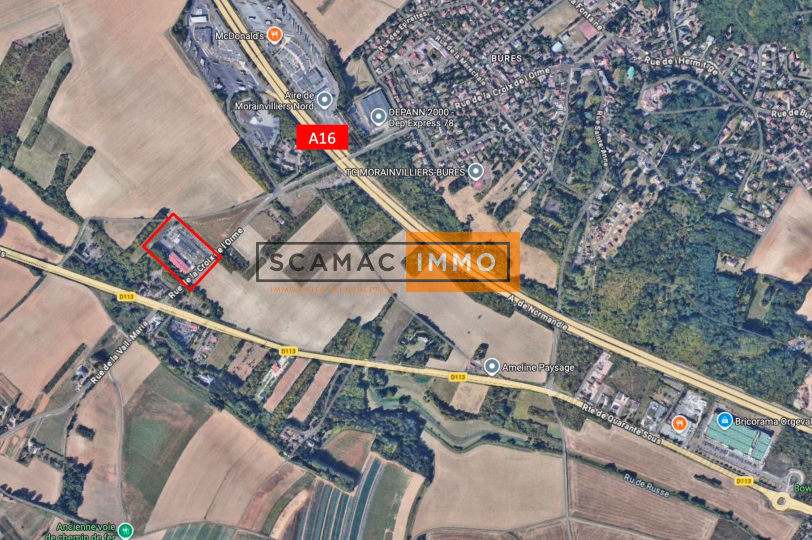 local d'activités de 283m², Morainvilliers (Yvelines)