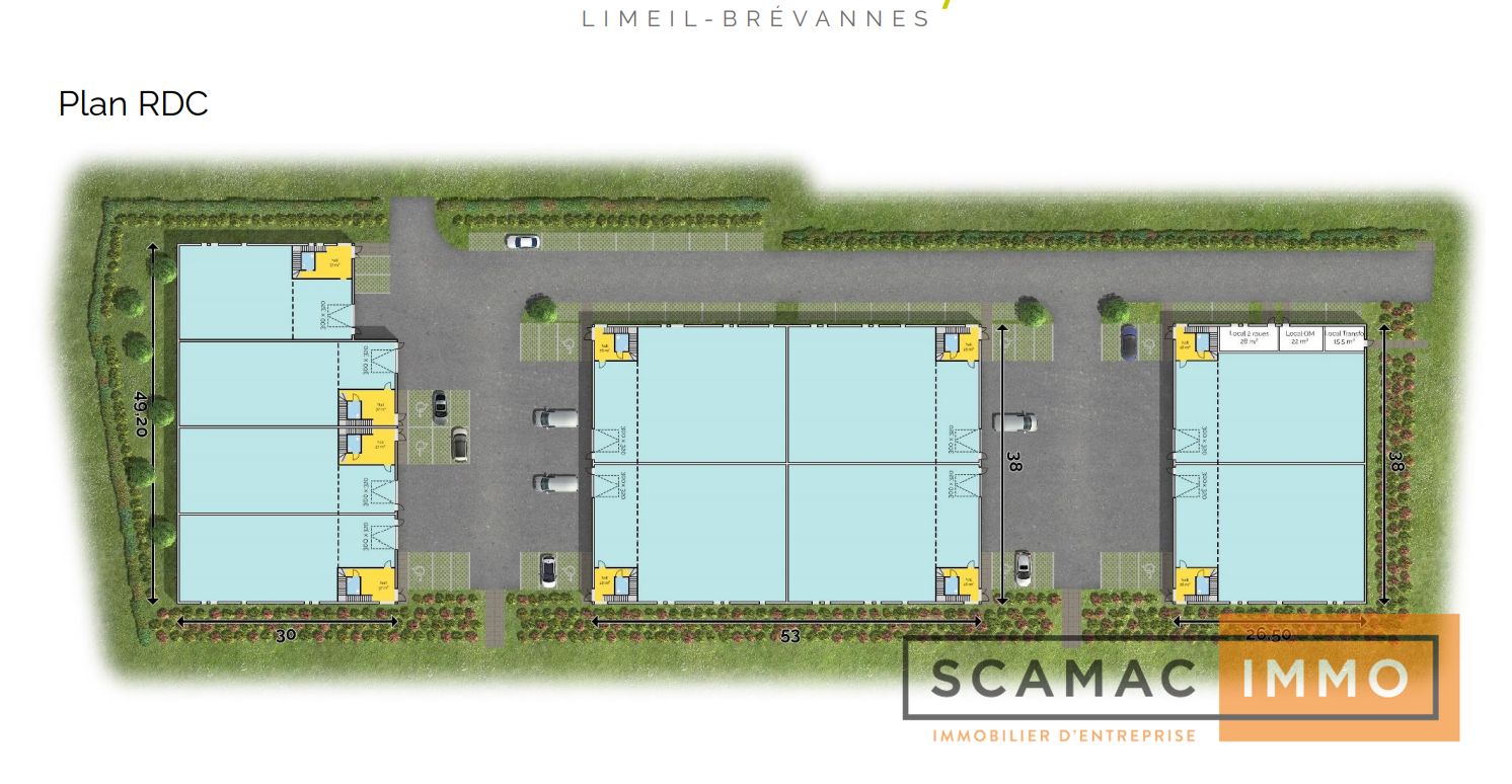 local d'activités de 402m², Limeil-Brévannes (Val-de-Marne)
