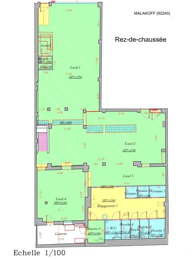 local commercial de 299m², Malakoff (Hauts-de-Seine)