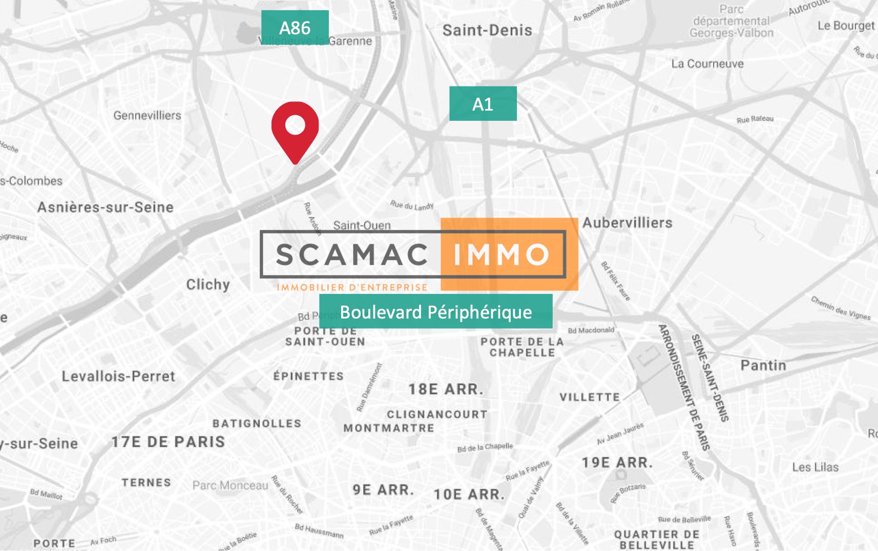 local d'activités de 702m², Gennevilliers (Hauts-de-Seine)