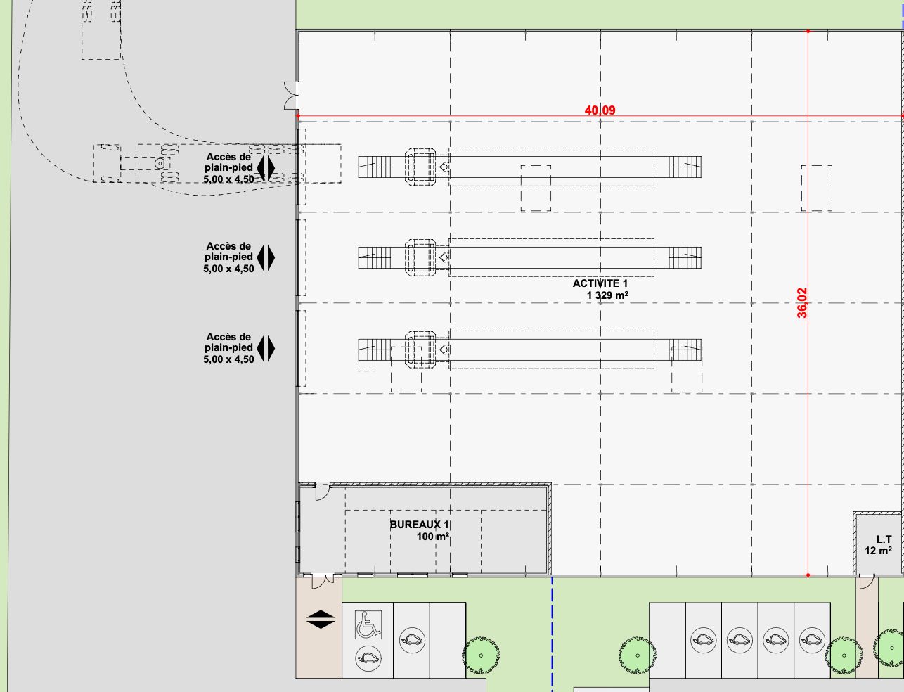 entrepôt de 1 429m², Billy-Berclau (Pas-de-Calais)