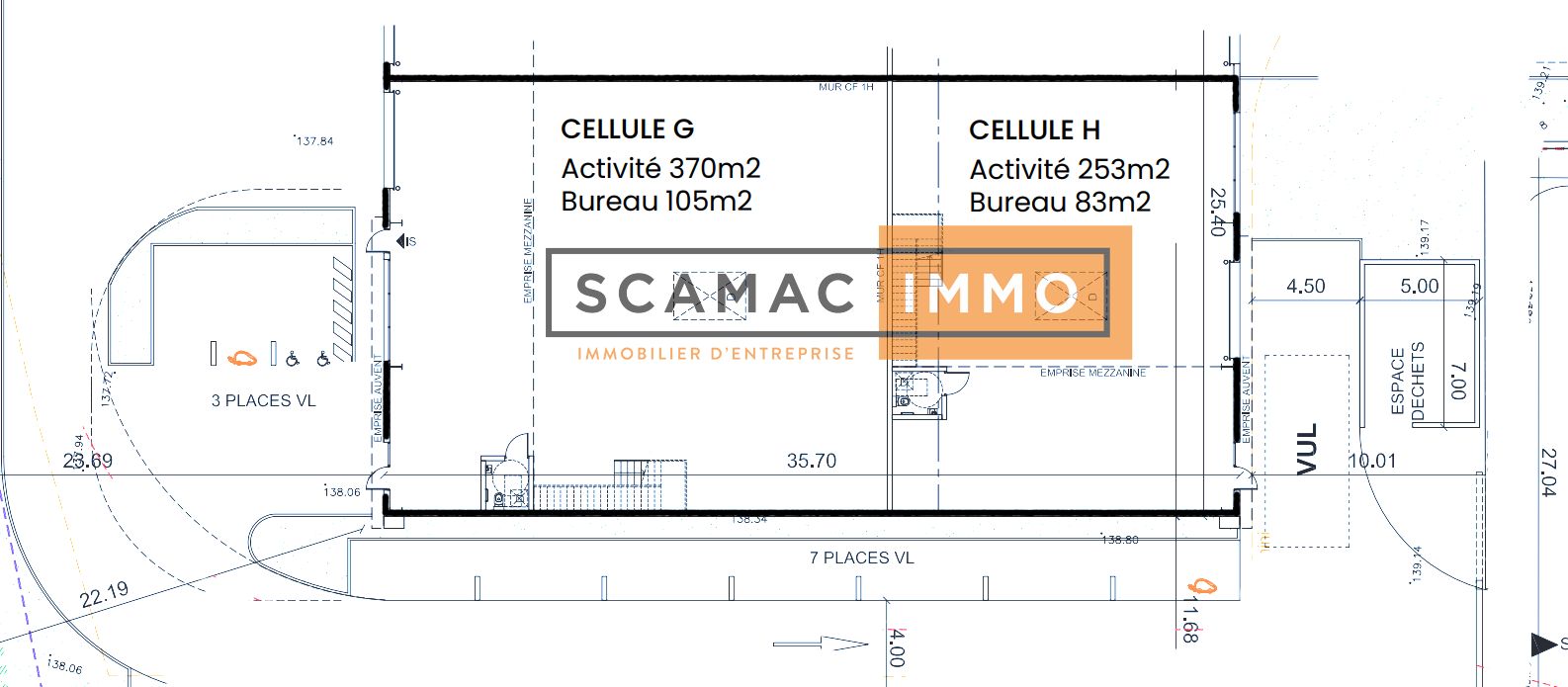 local d'activités de 455m², Angerville (Essonne)
