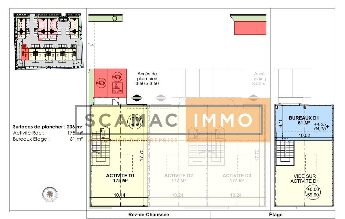 local d'activités de 239m², Courtry (Seine-et-Marne)