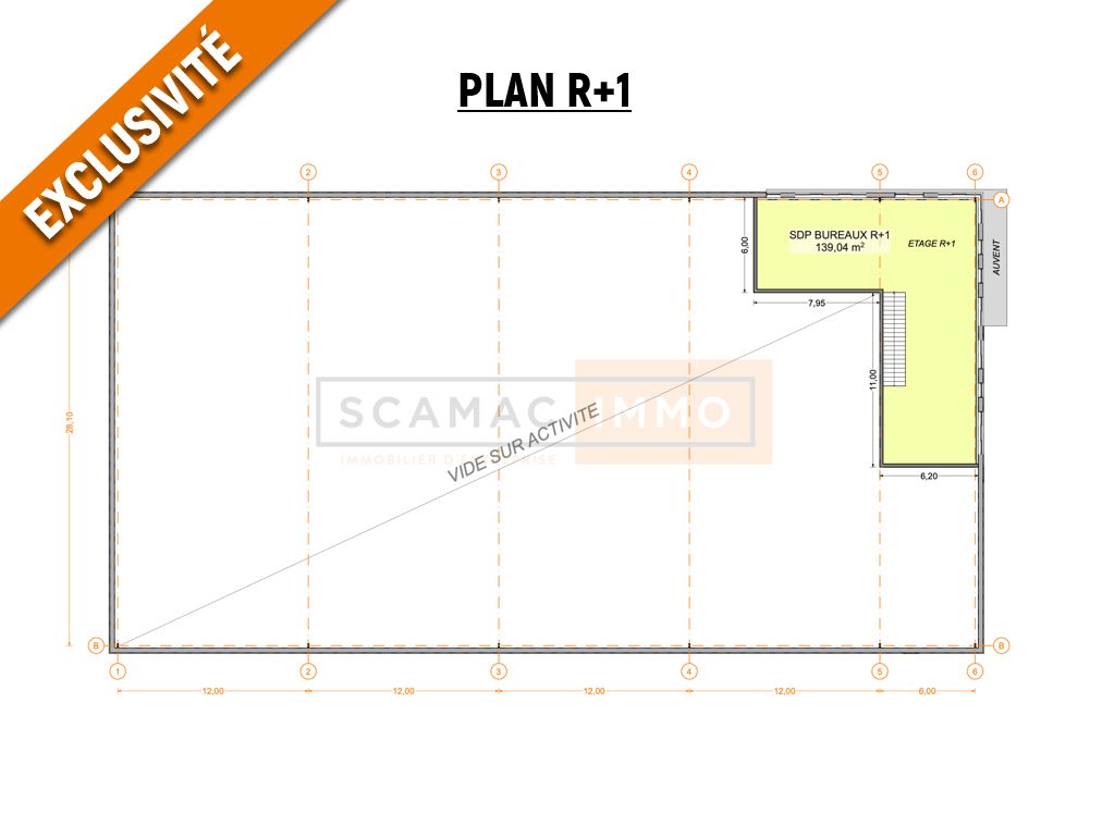 local d'activités de 1&nbsp;675m², Vaires-sur-Marne (Seine-et-Marne)