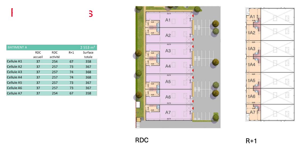 local d'activités de 358m², Marines (Val-d'Oise)