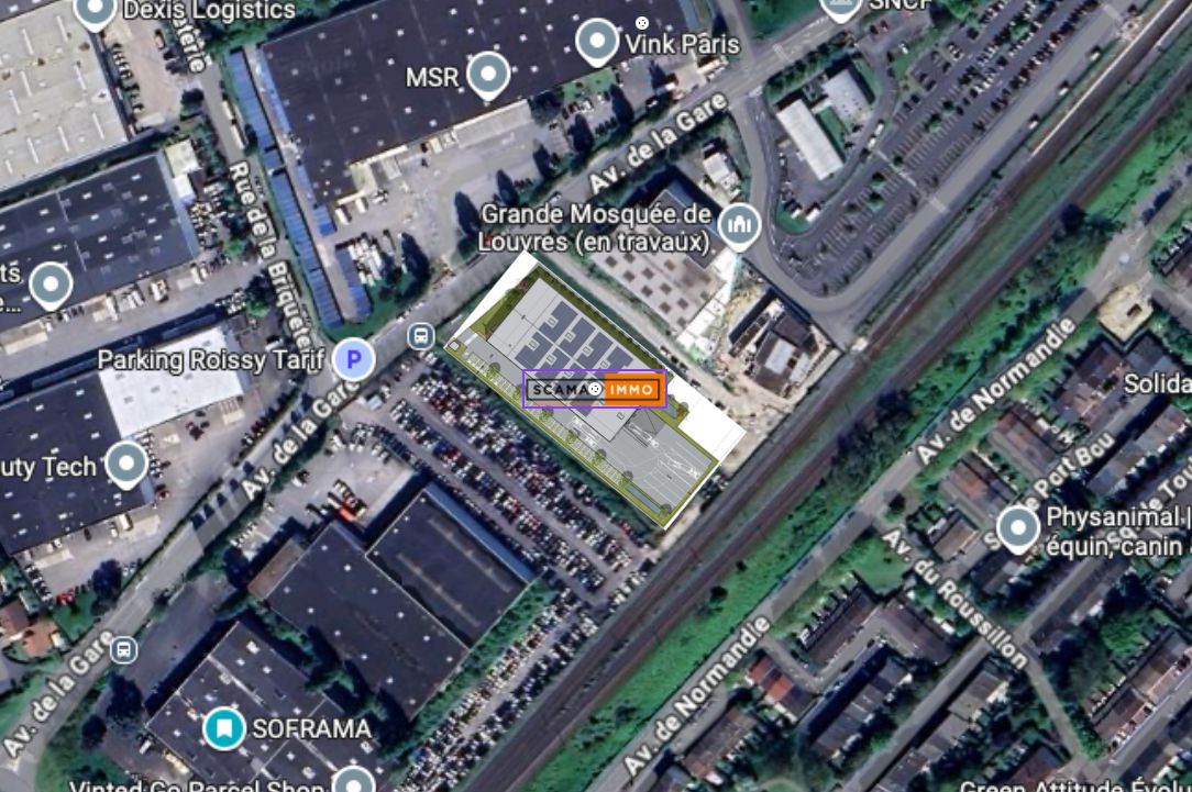 entrepôt de 3 502m², Louvres (Val-d'Oise)