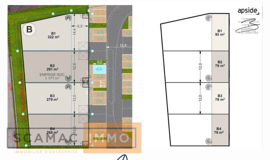 local d'activités de 415m², Moret-sur-Loing (Seine-et-Marne)