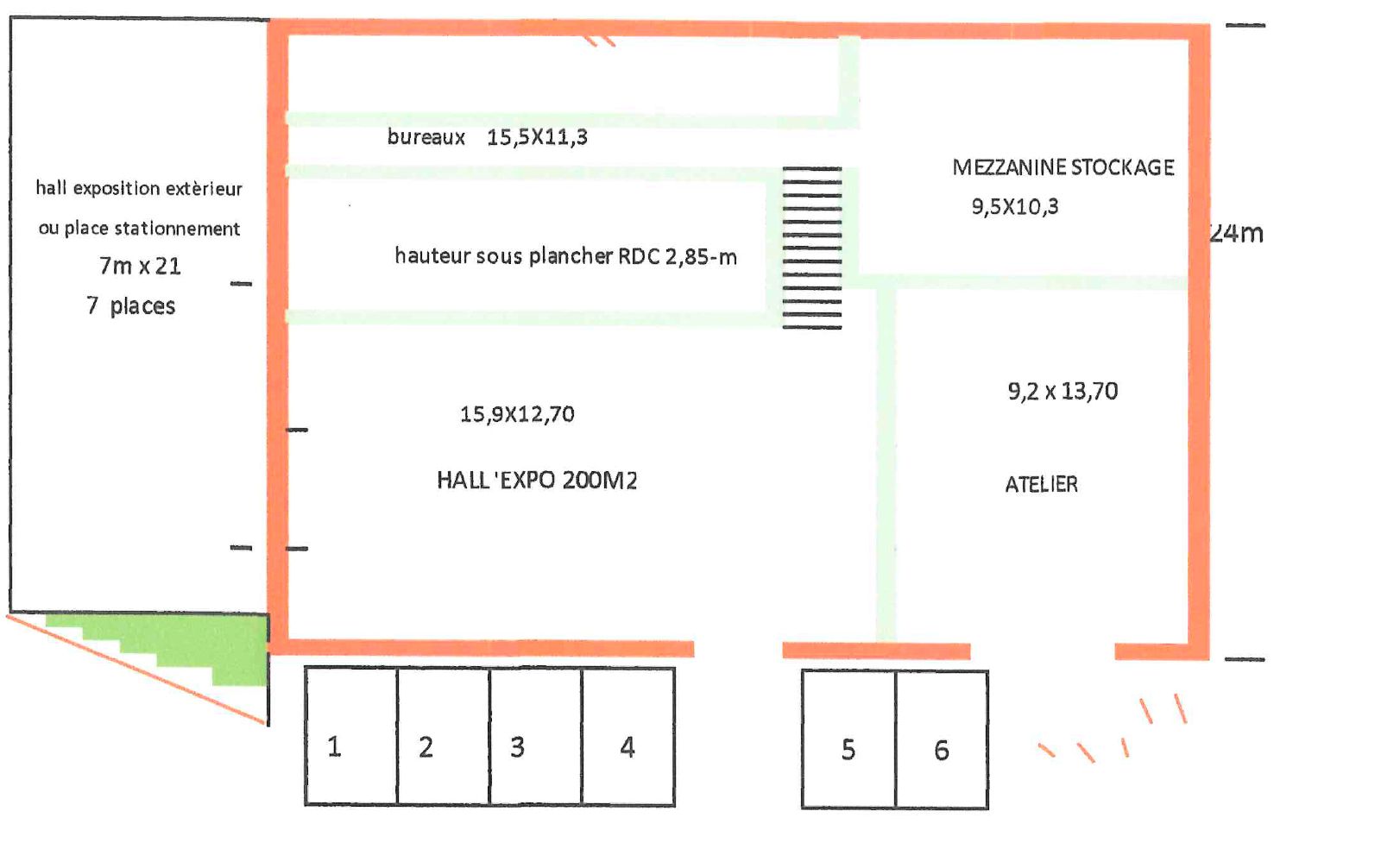local d'activités de 750m², Fréjus (Var)