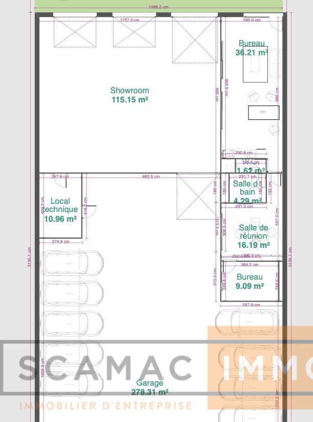 local d'activités de 460m², Montereau-faut-Yonne (Seine-et-Marne)