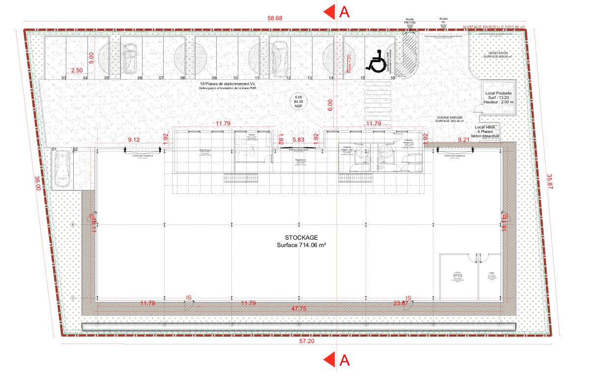 local d'activités de 1 050m², Ennery (Val-d'Oise)