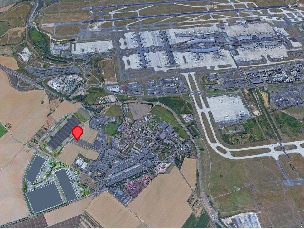 entrepôt de 1&nbsp;082m², Le Mesnil-Amelot (Seine-et-Marne)