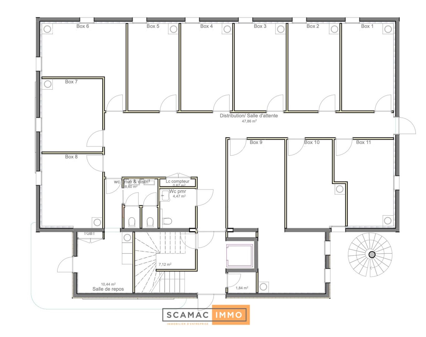 bureau de 15m², Septèmes-les-Vallons (Bouches-du-Rhône)