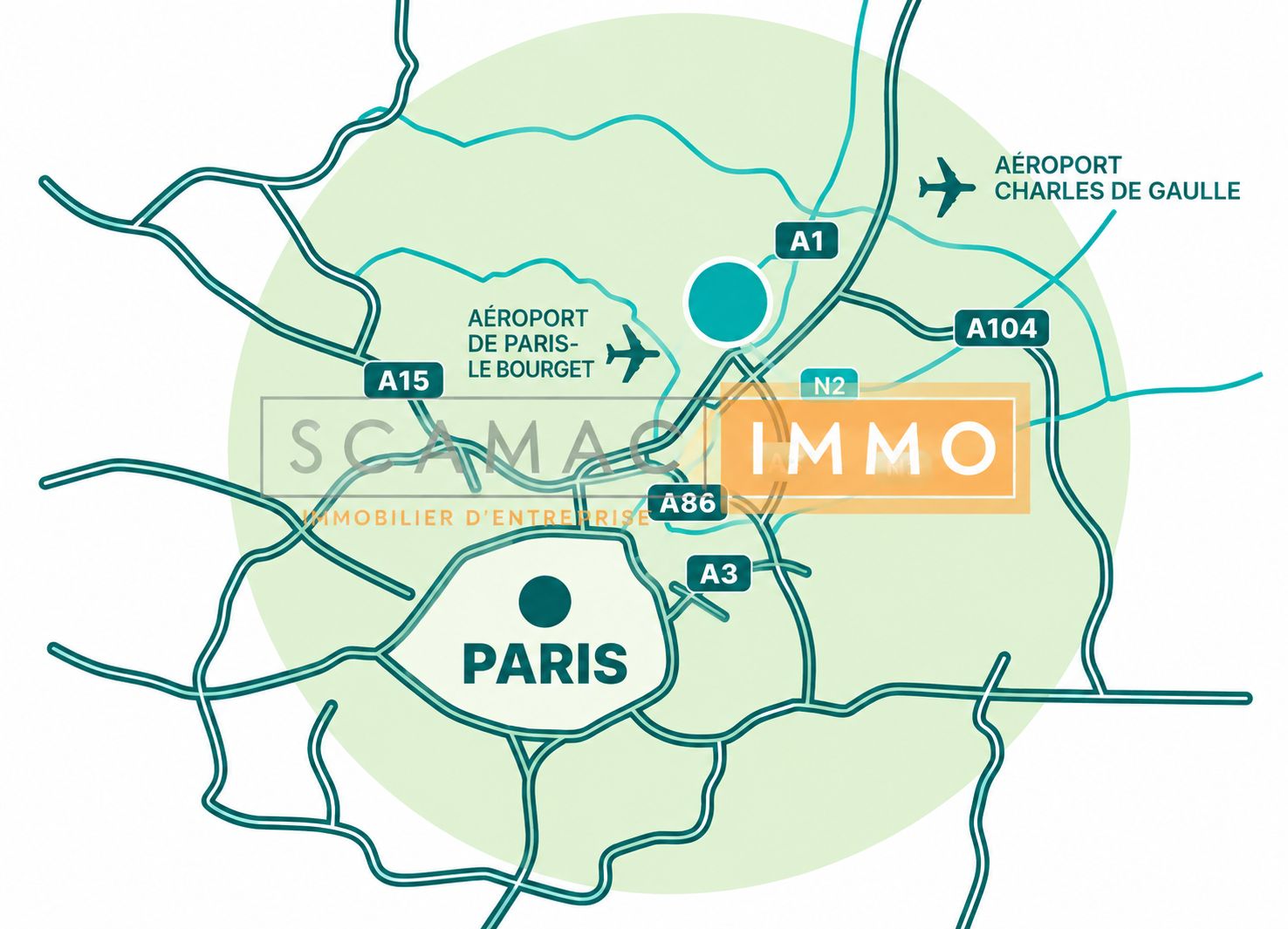 entrepôt de 9 360m², Gonesse (Val-d'Oise)